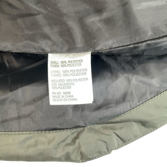 ICEBURG Outerwear Puffer Olive Green Skirt Med Pockets Full Zip100% Polyester - Picture 6 of 12